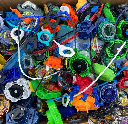 LOT 30 lbs Used Mixed Toys Beyblade Metal Masters Bakugan Battle Brawlers Toys - Warehouse Toys