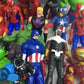 LOT 32 lbs Mixed Super Heroes Villains Marvel Spiderman Hulk Action Figure Toys - Warehouse Toys