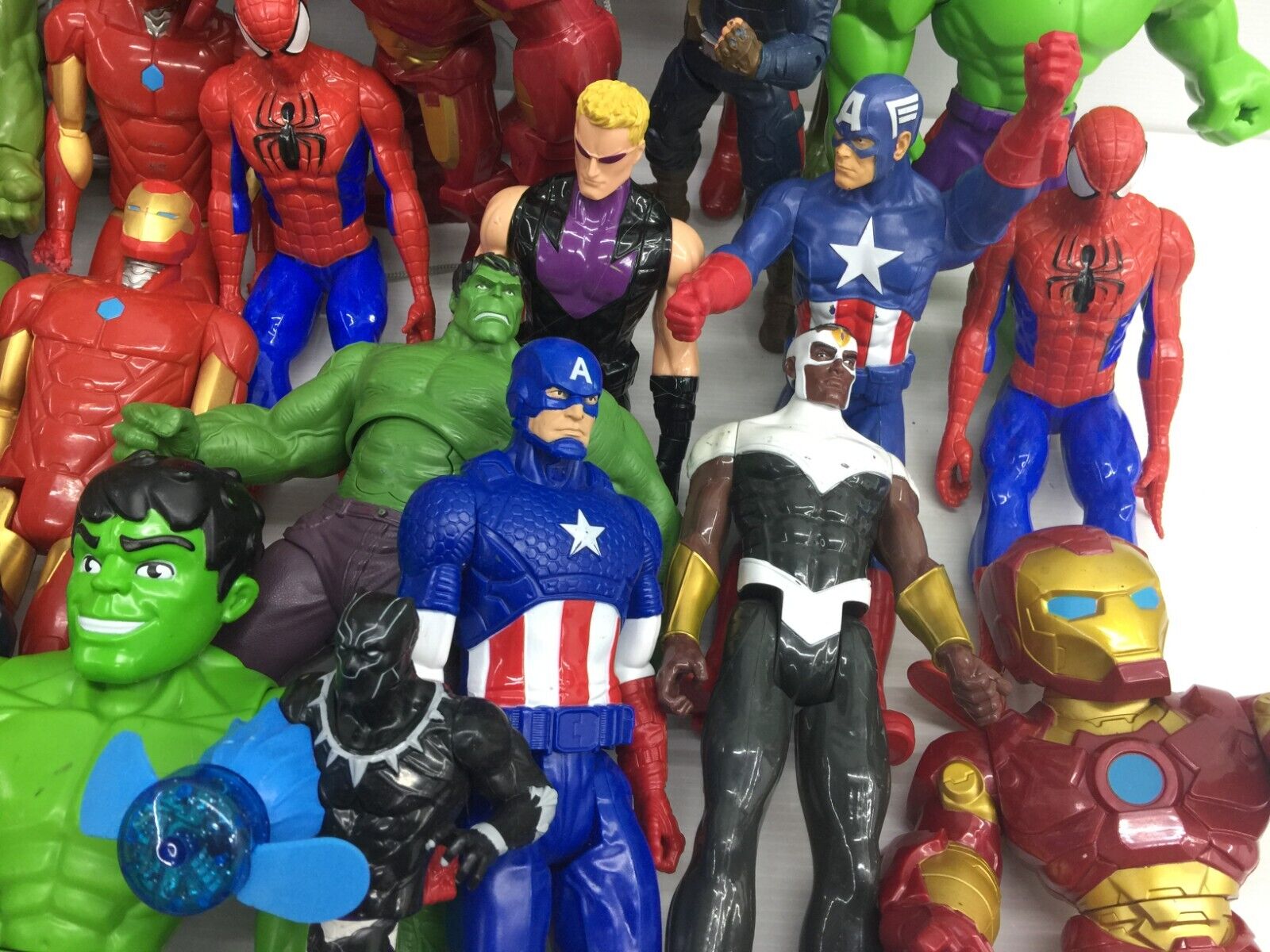 LOT 32 lbs Mixed Super Heroes Villains Marvel Spiderman Hulk Action Figure Toys - Warehouse Toys