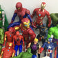 LOT 32 lbs Mixed Super Heroes Villains Marvel Spiderman Hulk Action Figure Toys - Warehouse Toys