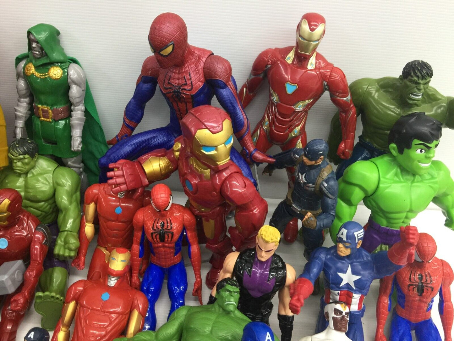 LOT 32 lbs Mixed Super Heroes Villains Marvel Spiderman Hulk Action Figure Toys - Warehouse Toys