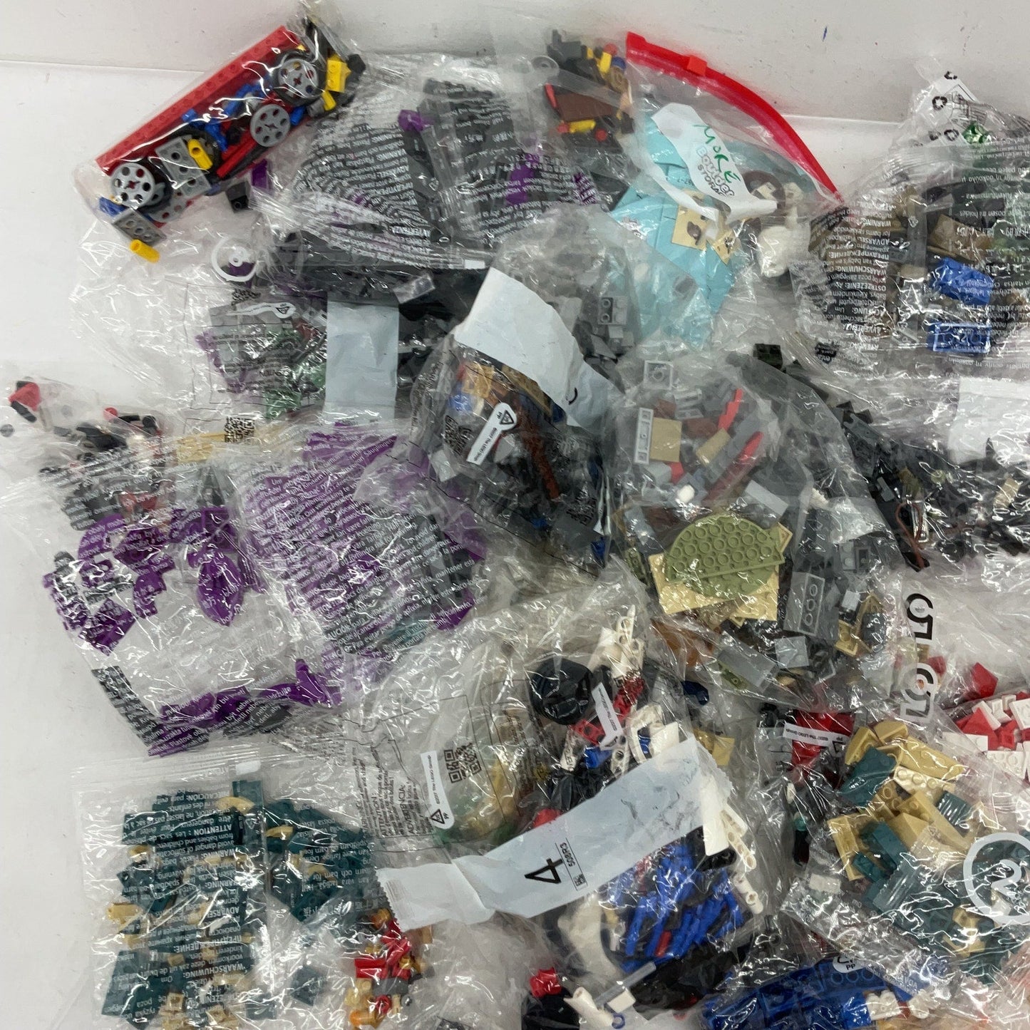 LOT 5 lbs Assorted Random Mega Construx & Other Brand Bricks Building Blocks - Warehouse Toys