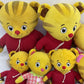 LOT 5 lbs Mr Rogers Daniel Tigers Neighborhood Character Preowned Plush Dolls - Warehouse Toys