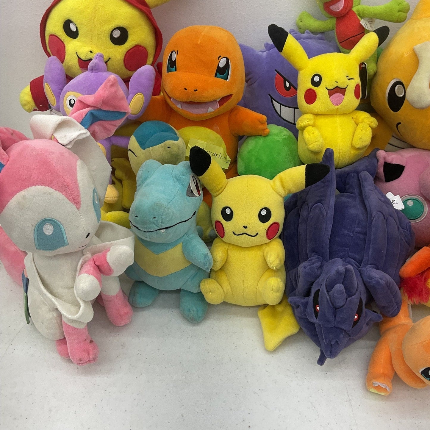 LOT 5 LBS Pokemon Pikachu Charizard Zubat Multicolor Stuffed Animal Toys - Warehouse Toys