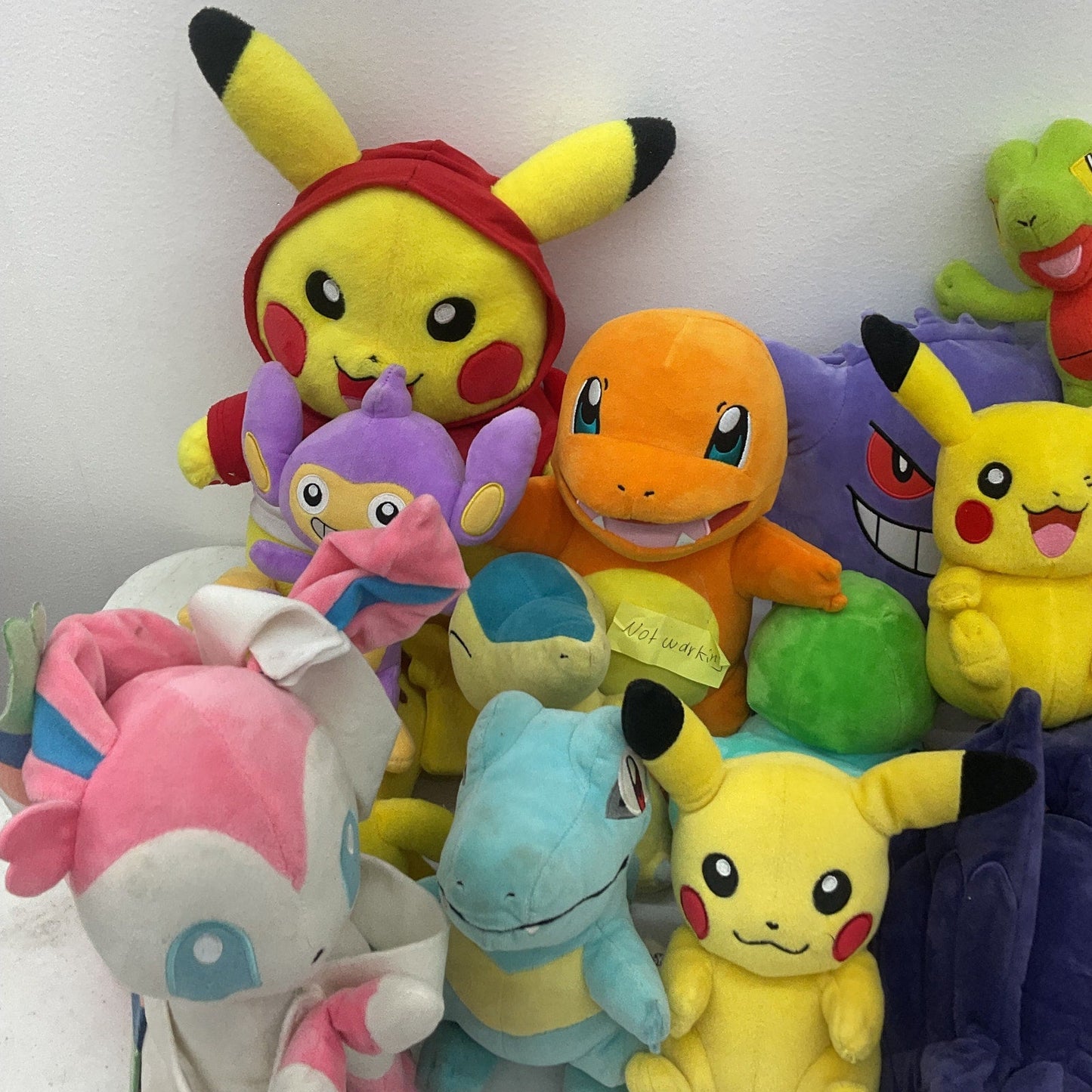 LOT 5 LBS Pokemon Pikachu Charizard Zubat Multicolor Stuffed Animal Toys - Warehouse Toys