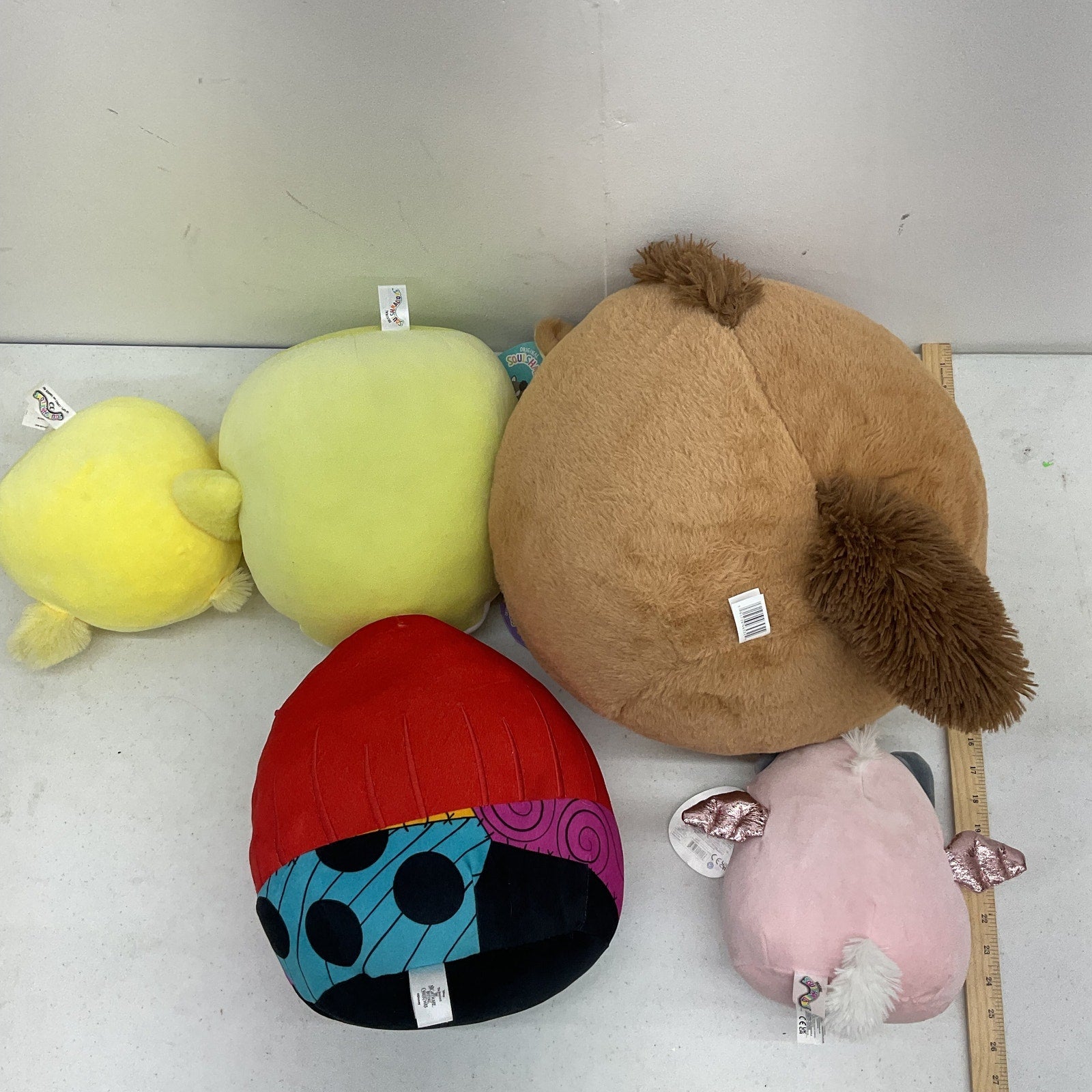 LOT 5 lbs Squishmallow Soft Character Plush Stuffed Preowned Horse Easter Chick - Warehouse Toys