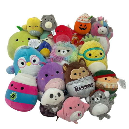 LOT 5 lbs Squishmallow Soft Character Plush Stuffed Toys Preowned Pillow Dolls - Warehouse Toys