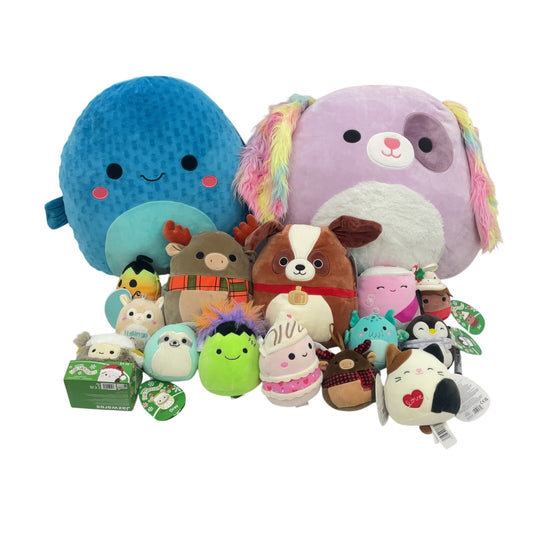 LOT 9 lbs Squishmallow Soft Character Plush Stuffed Toys Preowned Animals Dolls - Warehouse Toys