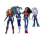 LOT DC Comics Super Hero Villain Play Dolls Captain Marvel Wonder Woman Preowned - Warehouse Toys