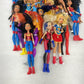 LOT DC Comics Super Hero Villain Play Dolls Wonder Woman Bat Girl Preowned 6 lbs - Warehouse Toys