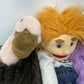 LOT Hand & Rod Plush Puppets Silly Sunny Ostrich Monster Human Full Body Used - Warehouse Toys