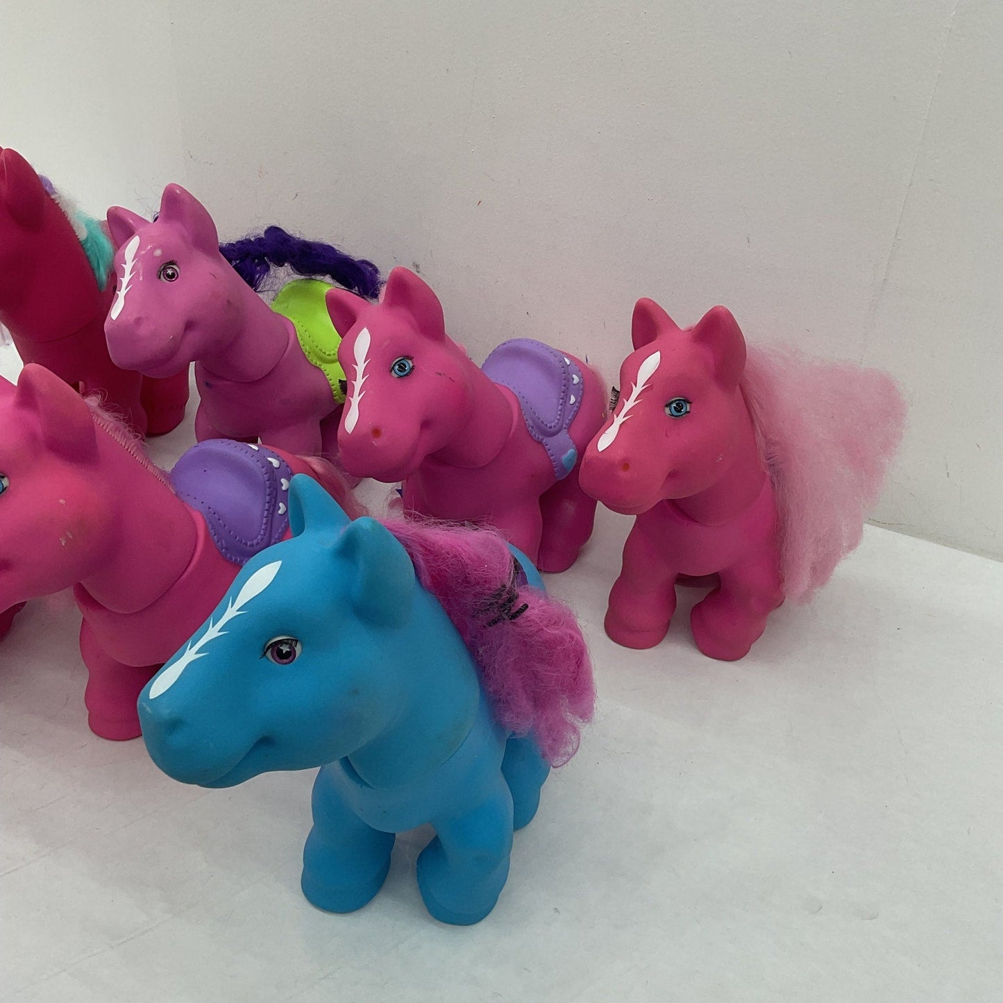 LOT Magic Meadows 8 lbs Wonder Pony Large Horse Toy Figures Poseable - Warehouse Toys