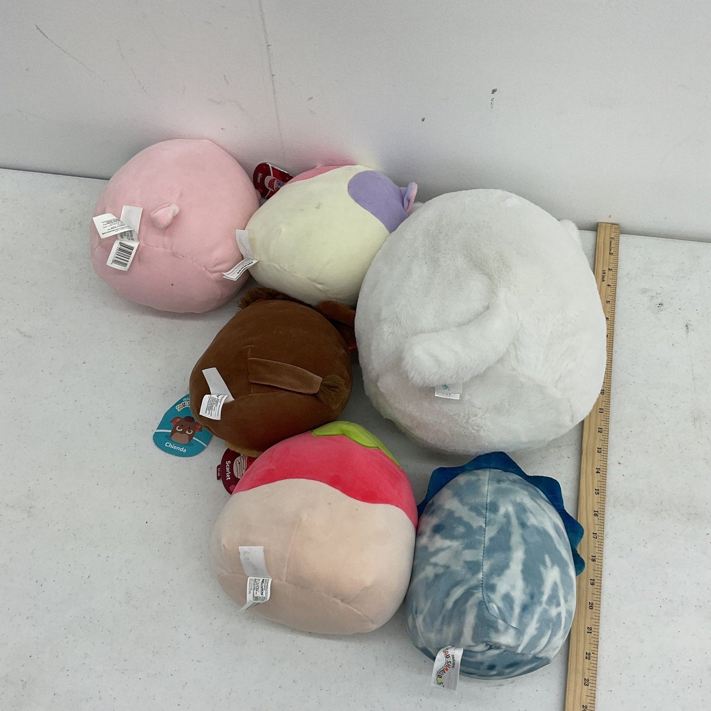 LOT Mixed Squishmallow Soft Character Plush Stuffed Animals Dino Toys Preowned - Warehouse Toys