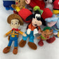 LOT of 11 Disney Plush Toy Figures Mickey Minnie Toy Story Inside Out Used - Warehouse Toys