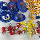 LOT of 12 lbs Sega Sonic the Hedgehog Action Figure Toys Knuckles Tails Used - Warehouse Toys