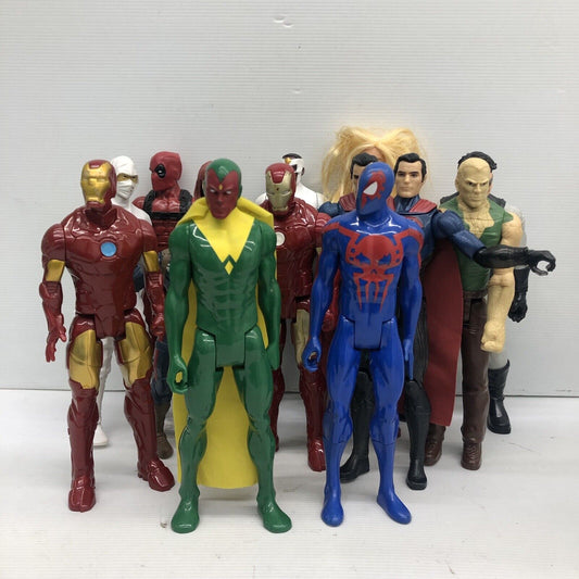 LOT of 14 Marvel Superheroes Tall Action Figure Poseable Dolls Toys Collectibles - Warehouse Toys