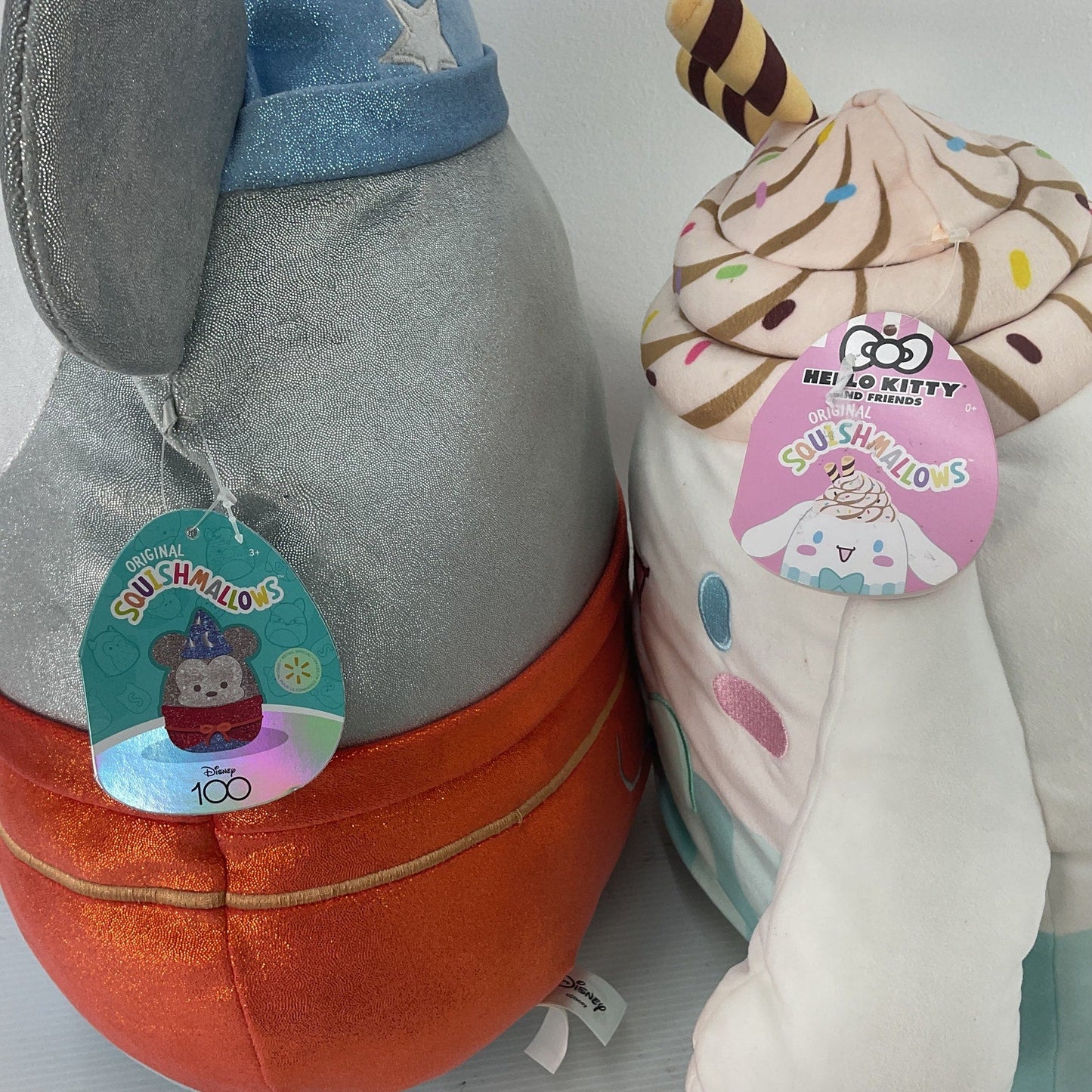 Lot of 2 Squishmallows Plush Sanrio Cinnamoroll Sorcerer’s Apprentice Preowned - Warehouse Toys