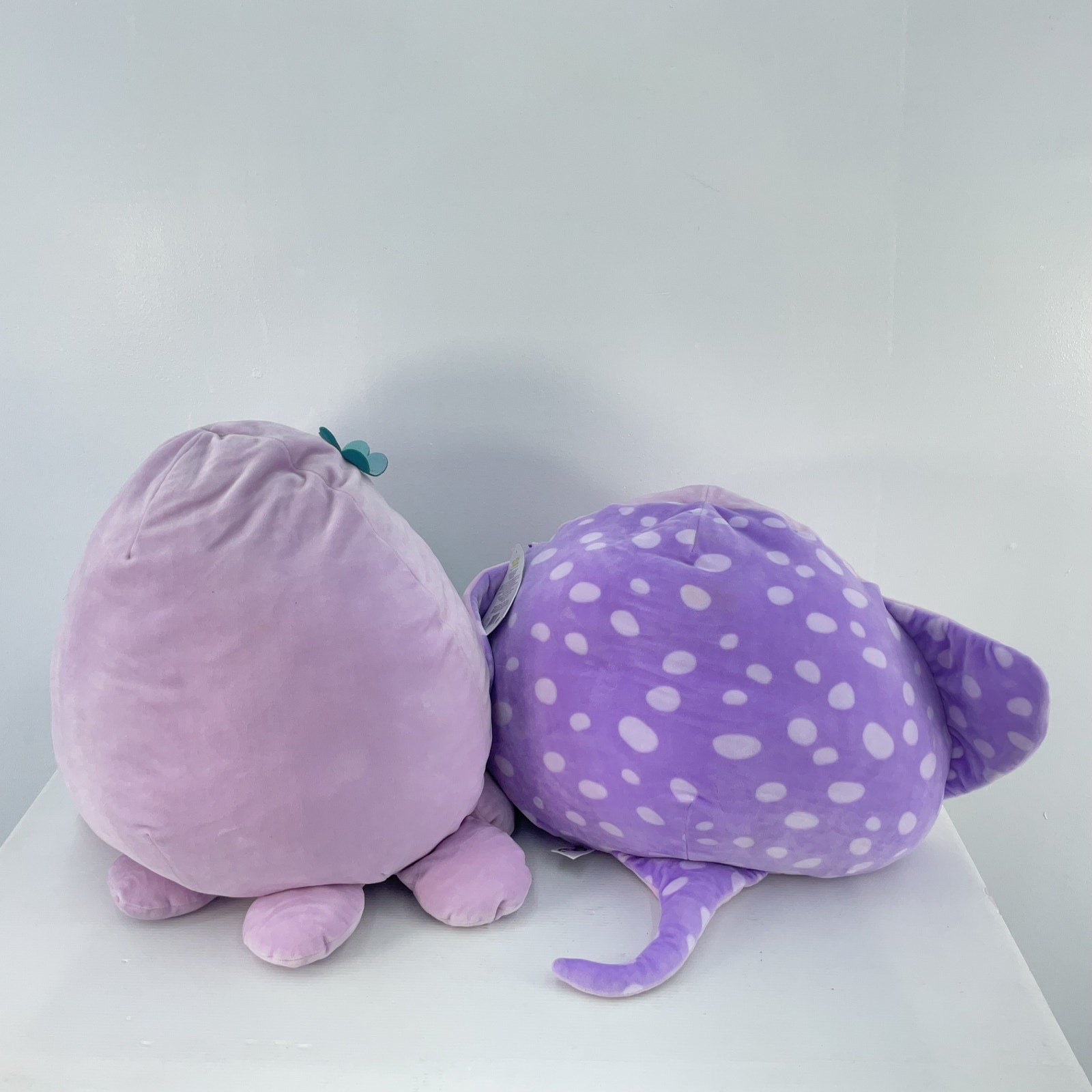 Lot of 2 Squishmallows Purple Octopus Stingray Stuffed Animal Plush Toy Preowned - Warehouse Toys