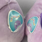 Lot of 2 Squishmallows Purple Octopus Stingray Stuffed Animal Plush Toy Preowned - Warehouse Toys