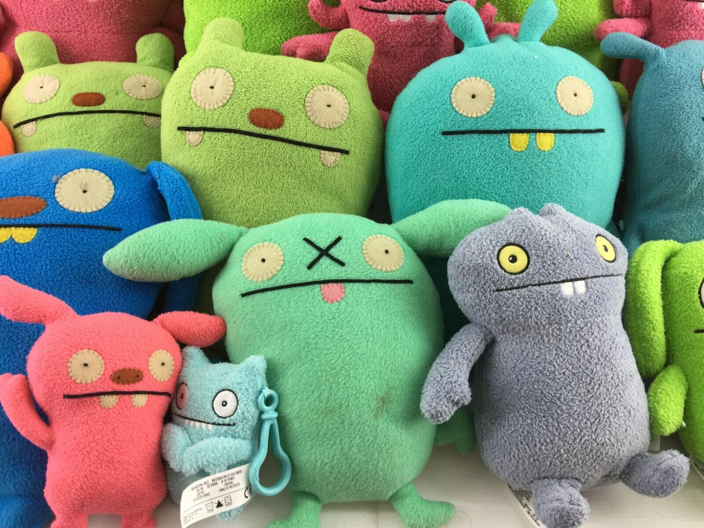 LOT of 26 Ugly Doll Animal Plush Toys Babos Bird Cozy Monster Jeero Plunko - Warehouse Toys