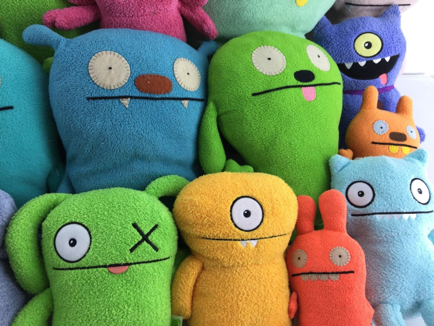 LOT of 26 Ugly Doll Animal Plush Toys Babos Bird Cozy Monster Jeero Plunko - Warehouse Toys