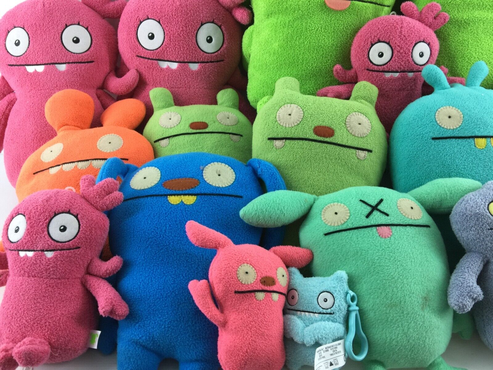 LOT of 26 Ugly Doll Animal Plush Toys Babos Bird Cozy Monster Jeero Plunko - Warehouse Toys