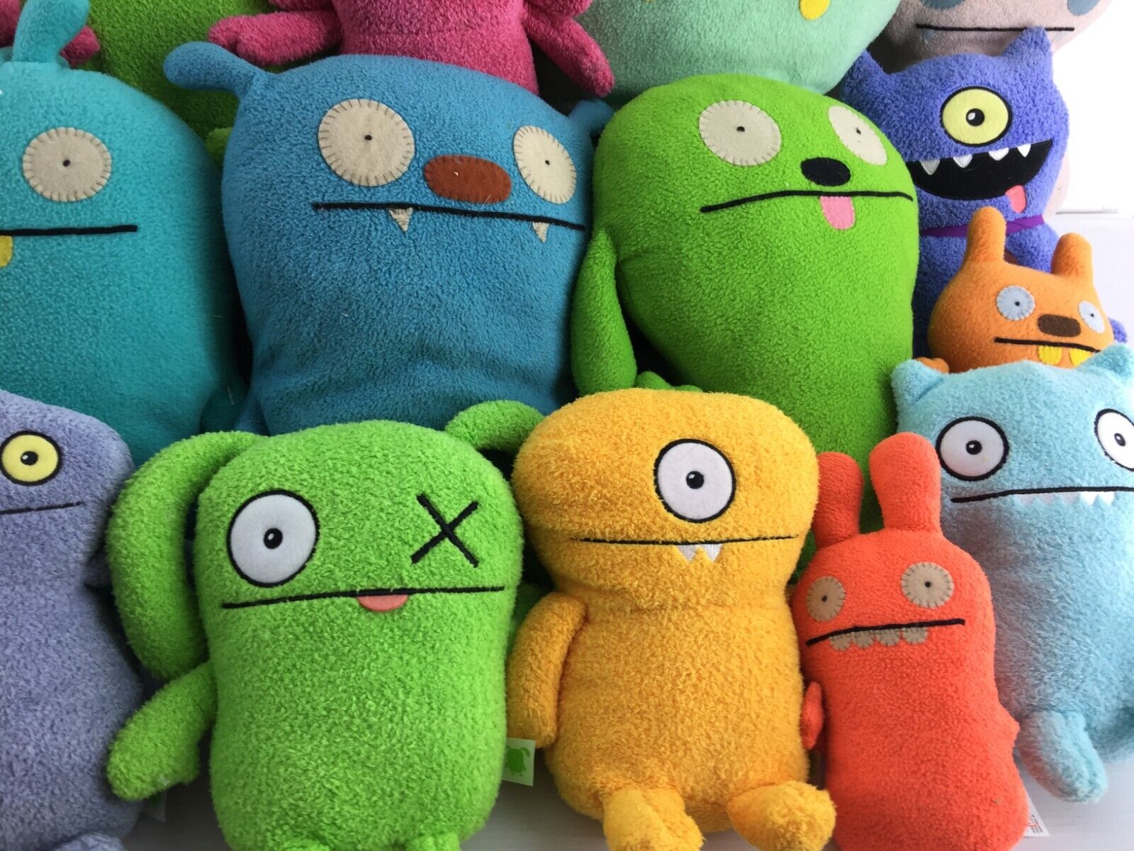 LOT of 26 Ugly Doll Animal Plush Toys Babos Bird Cozy Monster Jeero Plunko - Warehouse Toys