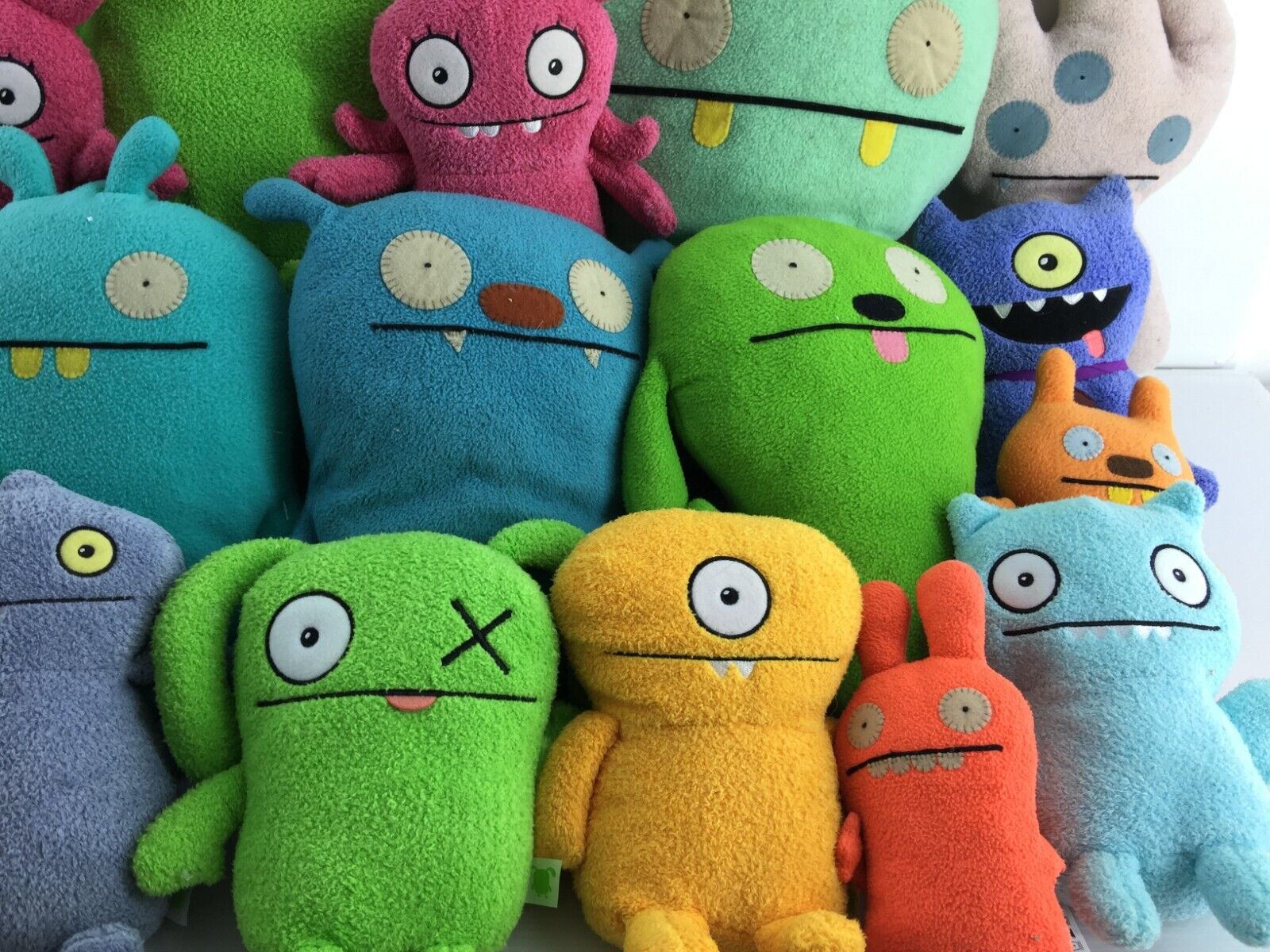 LOT of 26 Ugly Doll Animal Plush Toys Babos Bird Cozy Monster Jeero Plunko - Warehouse Toys