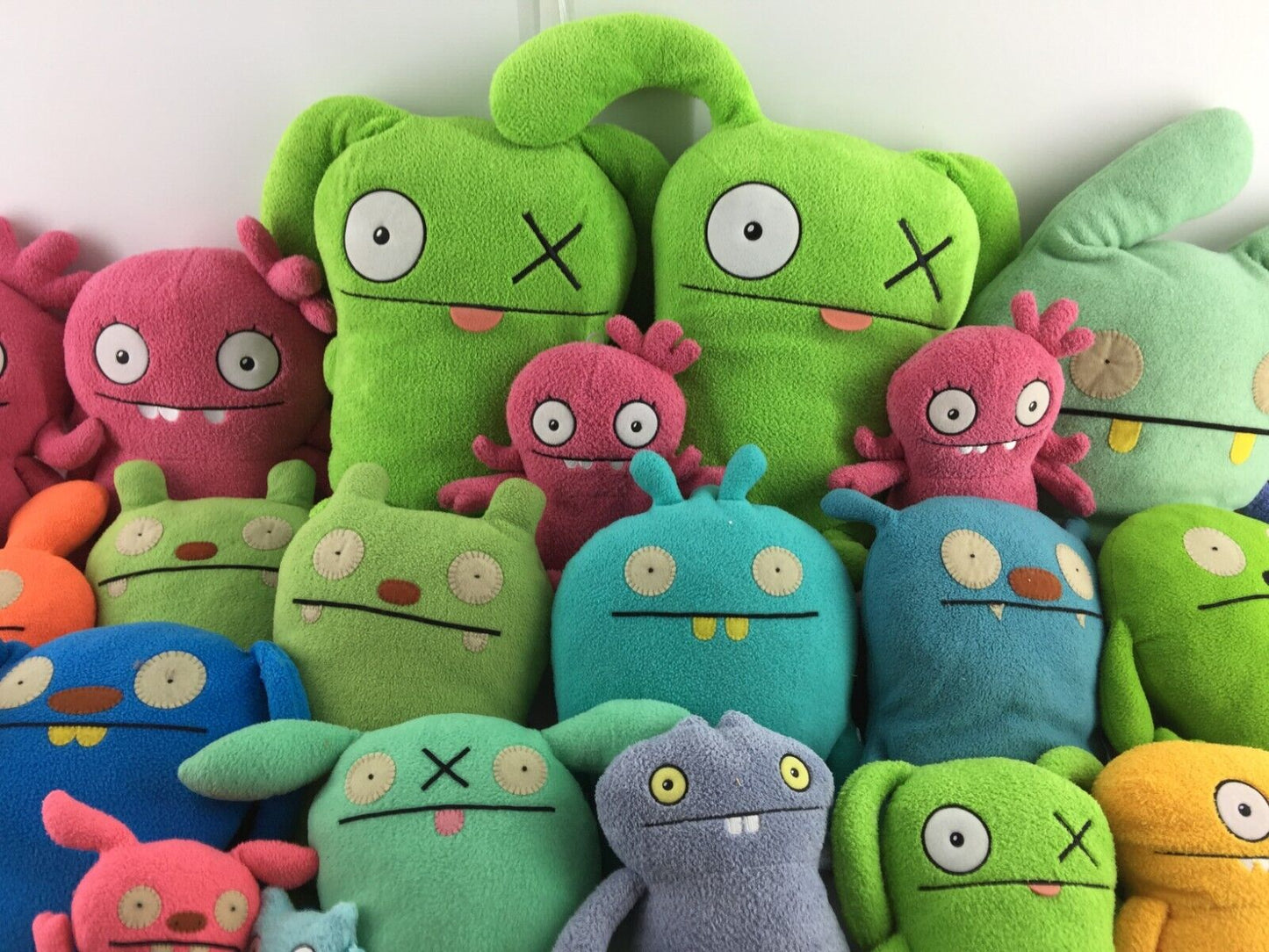 LOT of 26 Ugly Doll Animal Plush Toys Babos Bird Cozy Monster Jeero Plunko - Warehouse Toys