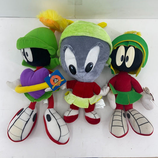 LOT of 3 ACME Looney Tunes Plush Toy Doll Figures Marvin The Martian - Warehouse Toys