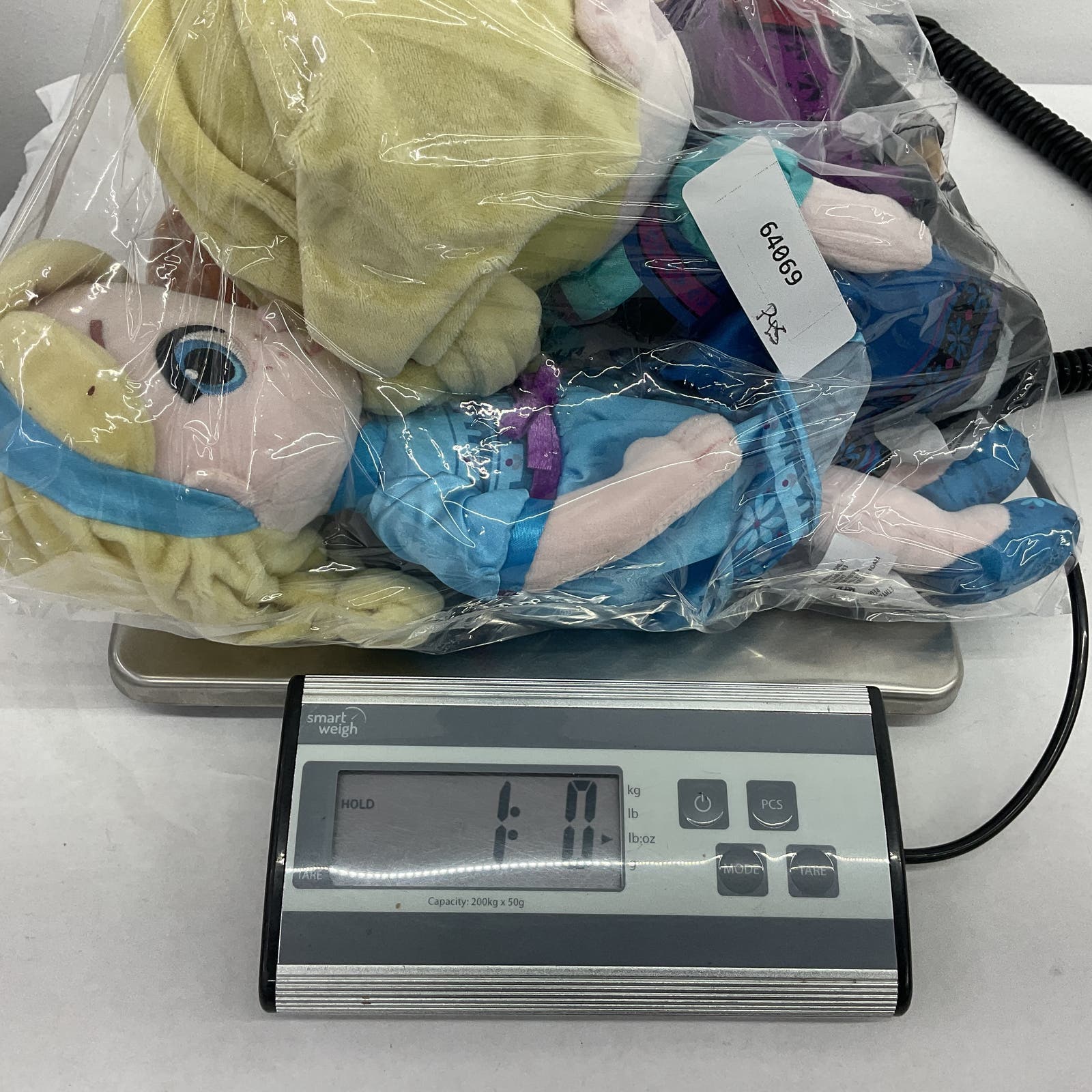 LOT of 3 Disney Frozen 2 Princess Elsa Anna Plush Toy Figure Dolls Used - Warehouse Toys