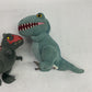 LOT of 3 Jurassic World Stuffed Animal Plush Toy Figures T Rex Raptor Dinosaurs - Warehouse Toys