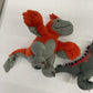 LOT of 3 Jurassic World Stuffed Animal Plush Toy Figures T Rex Raptor Dinosaurs - Warehouse Toys