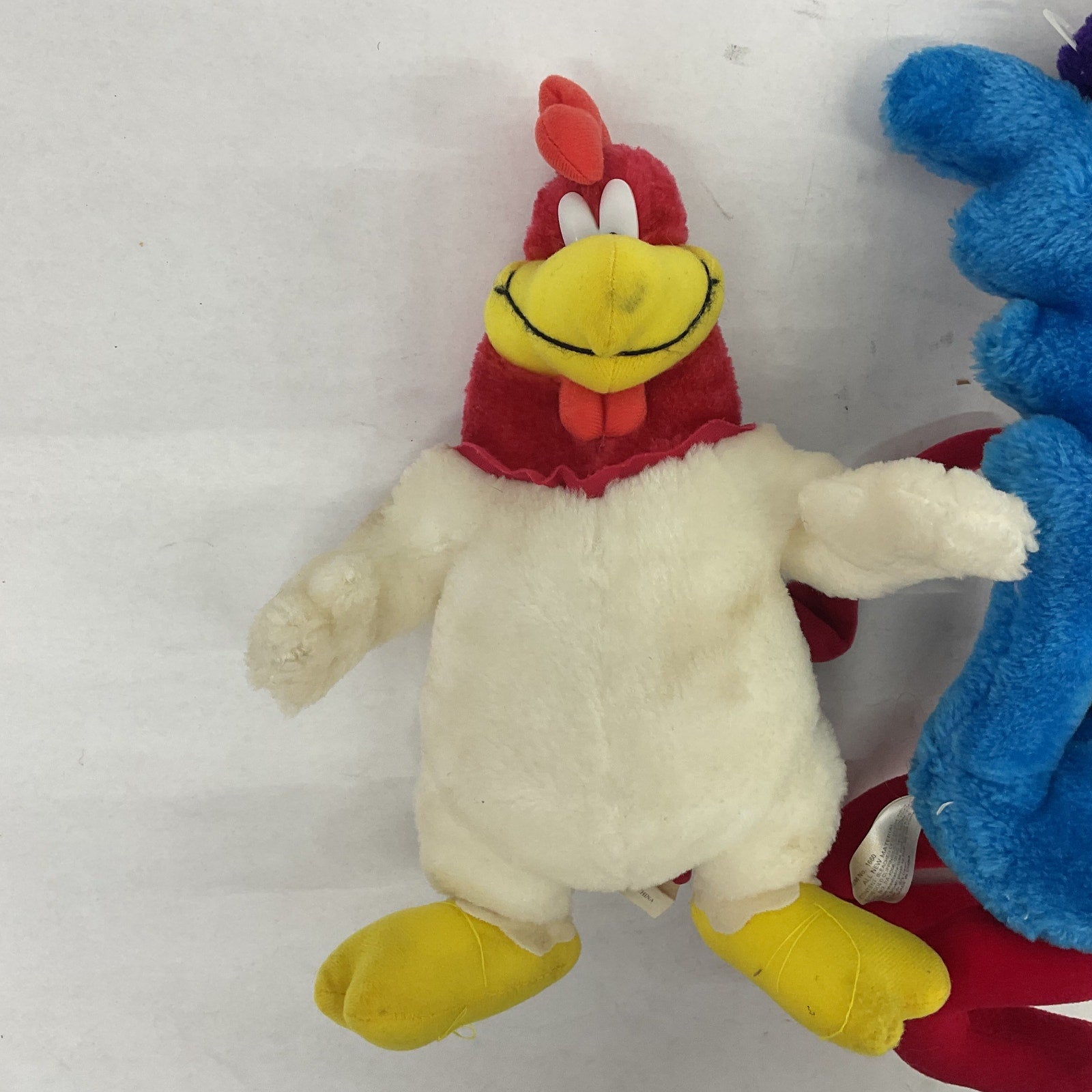 LOT of 3 Looney Tunes Stuffed Animal Plush Toy Foghorn Lola Bunny Road Runner - Warehouse Toys