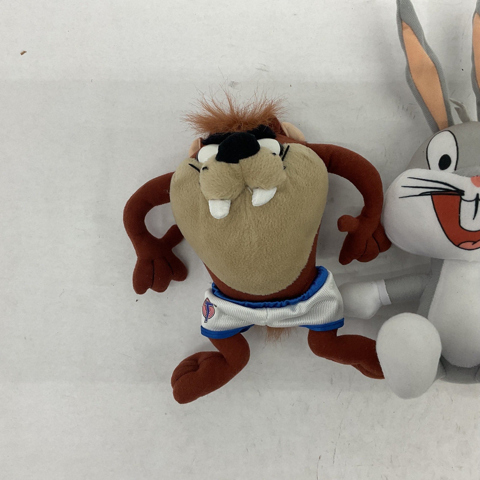 LOT of 3 Looney Tunes Stuffed Animal Plush Toy Space Jam Bugs Bunny Taz Daffy - Warehouse Toys