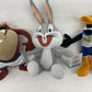 LOT of 3 Looney Tunes Stuffed Animal Plush Toy Space Jam Bugs Bunny Taz Daffy - Warehouse Toys