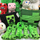 LOT of 38 Minecraft Mojang Tube Heroes Plush Toys Creepers Steve Pigs Used - Warehouse Toys