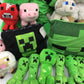 LOT of 38 Minecraft Mojang Tube Heroes Plush Toys Creepers Steve Pigs Used - Warehouse Toys