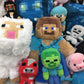 LOT of 38 Minecraft Mojang Tube Heroes Plush Toys Creepers Steve Pigs Used - Warehouse Toys