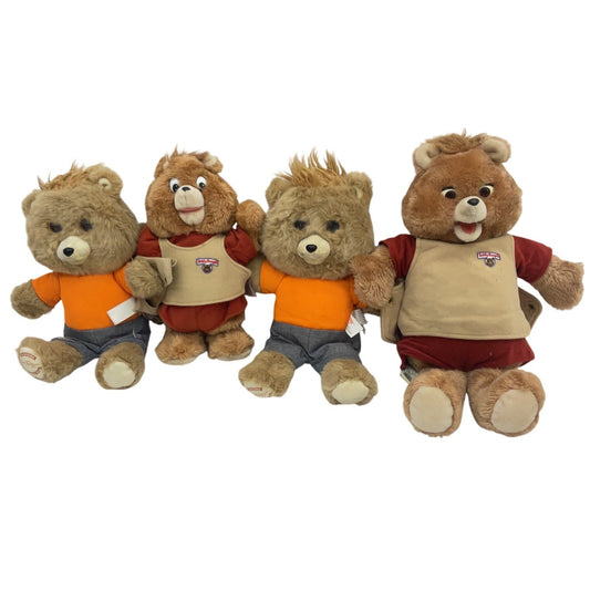 Lot of 4 Alchemy II Teddy Ruxpin 2017 Battery Operated Plush Toy Preowned - Warehouse Toys