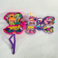 Lot of 4 Mattel Polly Pocket Compact Clamshell Play Sets Flamingo Cat Horse Pool - Warehouse Toys