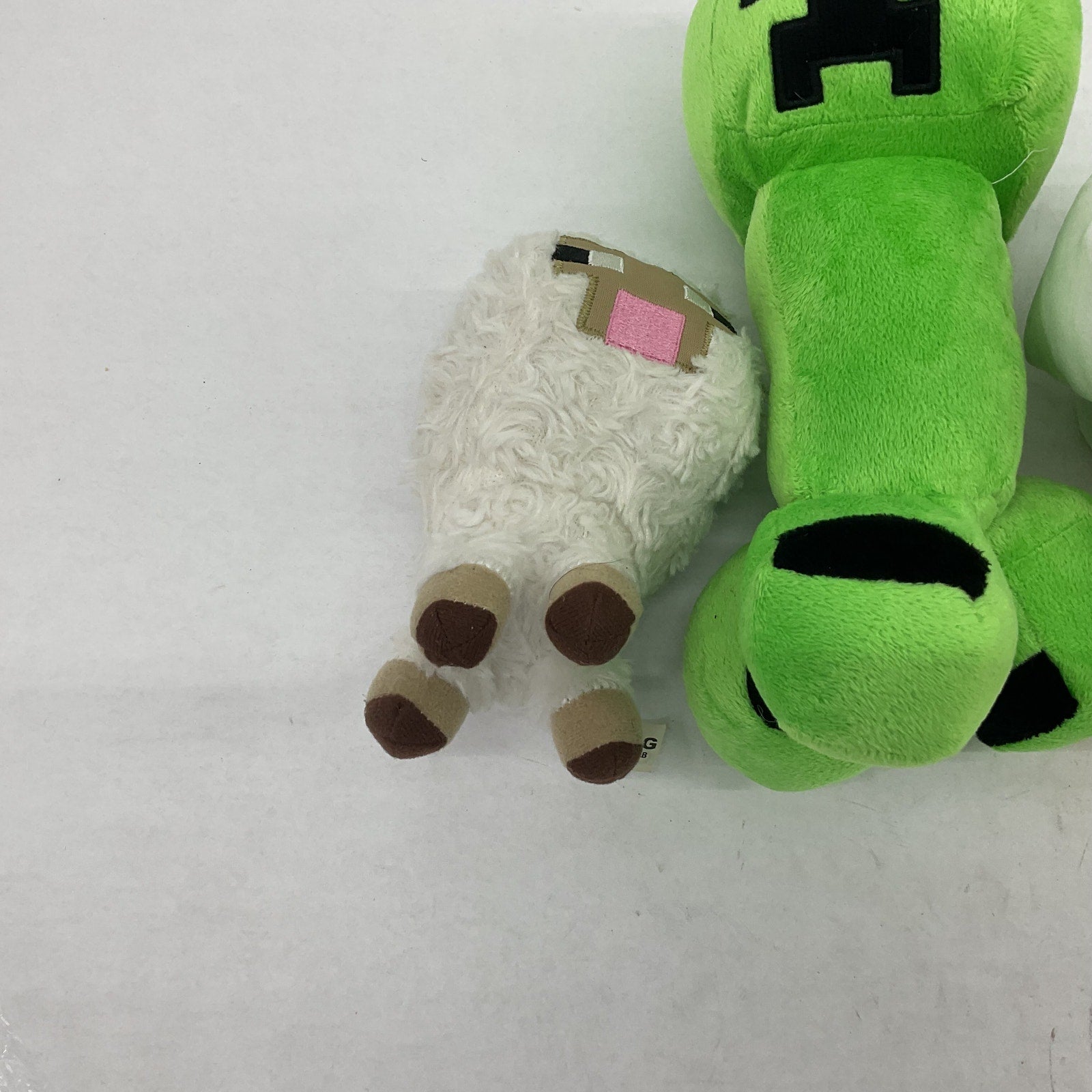 LOT of 4 Minecraft Stuffed Animal Monster Plush Toy Figures Zombie Creeper - Warehouse Toys