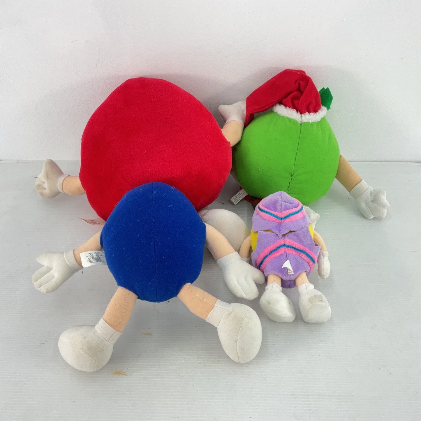 Lot of 4 M&Ms Plush Stuffed Toys Collectible Christmas Easter Preowned - Warehouse Toys