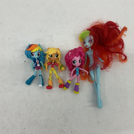 LOT of 4 My Little Pony Equestria Girls Fashion Doll Figures Accessories - Warehouse Toys