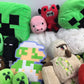 LOT of 41 Minecraft Mojang Tube Heroes Plush Toys Creepers Steve Pigs Used - Warehouse Toys