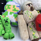 LOT of 41 Minecraft Mojang Tube Heroes Plush Toys Creepers Steve Pigs Used - Warehouse Toys