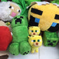 LOT of 41 Minecraft Mojang Tube Heroes Plush Toys Creepers Steve Pigs Used - Warehouse Toys