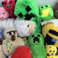 LOT of 41 Minecraft Mojang Tube Heroes Plush Toys Creepers Steve Pigs Used - Warehouse Toys