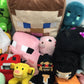 LOT of 41 Minecraft Mojang Tube Heroes Plush Toys Creepers Steve Pigs Used - Warehouse Toys