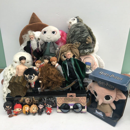 LOT of 45 Harry Potter Character Action Figures Hedwig Dolly Dumbledore Used - Warehouse Toys